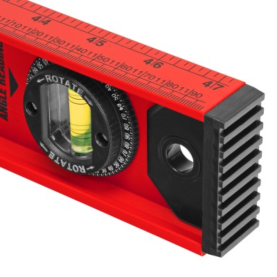 Уровень алюминиевый "Рельс", 1200 мм, 3 глазка, усиленный Matrix Уровень алюминиевый "Рельс", 1200 мм, 3 глазка, усиленный Matrix