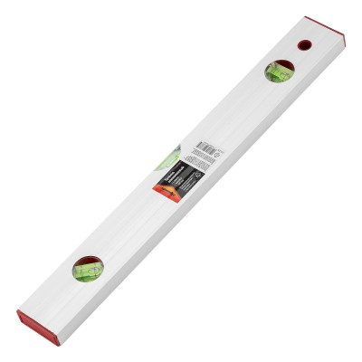 Уровень алюминиевый, 400 мм, 3 глазка, линейка Sparta Уровень алюминиевый, 400 мм, 3 глазка, линейка Sparta