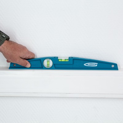 Уровень литой, 400 мм, 2 глазка Gross Уровень литой, 400 мм, 2 глазка Gross