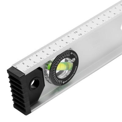 Уровень алюминиевый "Рельс", 1500 мм, 3 глазка (1 поворотный) Matrix