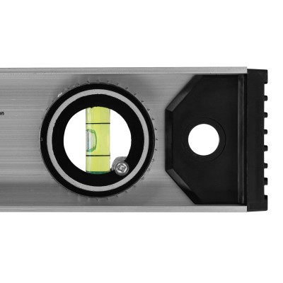 Уровень алюминиевый "Рельс", 2000 мм, 3 глазка (1 поворотный) Matrix Уровень алюминиевый "Рельс", 2000 мм, 3 глазка (1 поворотный) Matrix