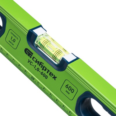 Уровень алюминиевый УС-1, 0-600, фрезерованный, 3 глазка, рукоятки, 600 мм Сибртех Уровень алюминиевый УС-1, 0-600, фрезерованный, 3 глазка, рукоятки, 600 мм Сибртех