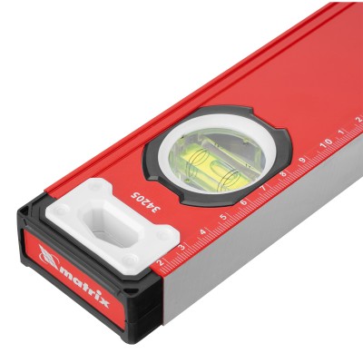 Уровень алюминиевый, фрезерованный, 3 глазка, рукоятки, 1500 мм Matrix Уровень алюминиевый, фрезерованный, 3 глазка, рукоятки, 1500 мм Matrix