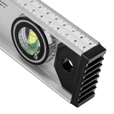 Уровень алюминиевый "Рельс", 2000 мм, 3 глазка (1 поворотный) Matrix Уровень алюминиевый "Рельс", 2000 мм, 3 глазка (1 поворотный) Matrix