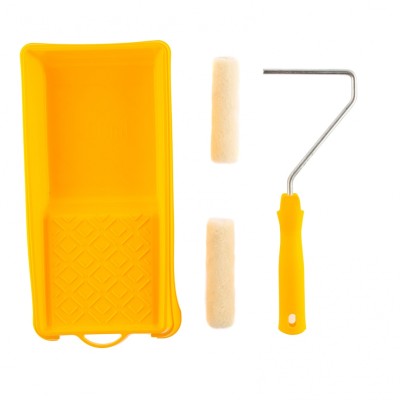 Малярный набор для работ с лаками: кювета 150 мм х 290 мм и мини-валик 110 мм Сибртех Малярный набор для работ с лаками: кювета 150 мм х 290 мм и мини-валик 110 мм Сибртех