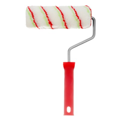 Валик "Эмали" , 180 мм, ворс 12 мм, D 48 мм, D ручки 8 мм, полиамид, полиакрил Сибртех