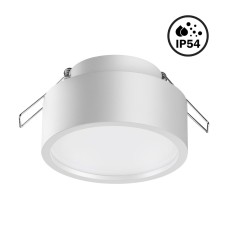 358903 SPOT NT22 337 белый Встраиваемый влагозащищенный светильник IP54 LED 4000K 10W 220V MAY Novotech