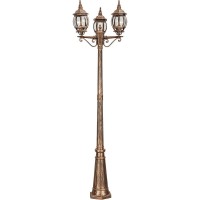 Светильник садово-парковый Feron 8115/PL8115 столб 3*100W E27 230V, черное золото 11243 Светильник садово-парковый Feron 8115/PL8115 столб 3*100W E27 230V, черное золото 11243