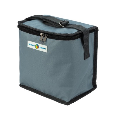 Сумка-холодильник (термосумка) 6л, 2 слоя утепления ЧЕТЫРЕ СЕЗОНА