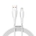 Кабель USB-A – Lightning, 2,4А, 1м, в белой нейлоновой оплетке REXANT Кабель USB-A – Lightning, 2,4А, 1м, в белой нейлоновой оплетке REXANT