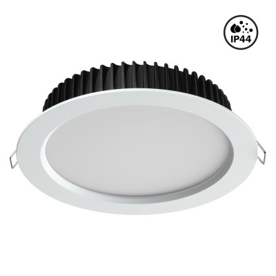 358306 SPOT NT19 290 белый Встраиваемый св-к (драйвер в комплект не входит) IP44 LED 4000K 20W DRUM