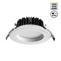 359413 SPOT NT24 440 белый Светильник встраиваемый с переключателем цв. температуры IP44 LED 10W 170-265V 3000К4000К6000К DRUM 359413 SPOT NT24 440 белый Светильник встраиваемый с переключателем цв. температуры IP44 LED 10W 170-265V 3000К4000К6000К DRUM