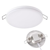 358144 SPOT NT19 301 белый Встраиваемый светильник IP20 LED 4000K 18W 85 - 265V MON