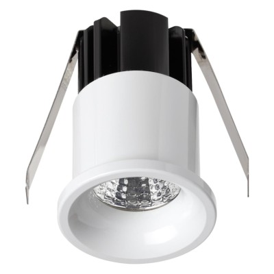 357698 SPOT NT18 293 белый Встраиваемый светильник IP20 LED 3000K 3W 160-265V DOT