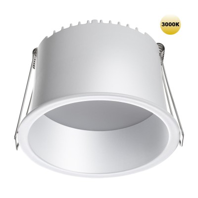 359236 SPOT NT23 282 белый Светильник встраиваемый светодиодный IP20 LED 12W 220V 840Лм 3000К TRAN