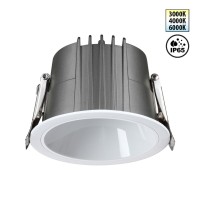359426 SPOT NT24 436 белый Светильник встраиваемый с переключателем цв. температуры IP65 LED 15W 170-265V 3000К4000К6000К LANG