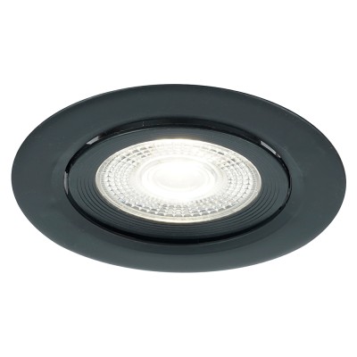 Светодиодный светильник Feron.ONE AL540 встраиваемый 7W 4000K черный "круг"