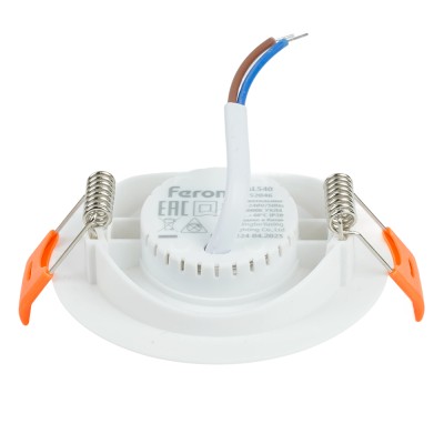 Светодиодный светильник Feron.ONE AL540 встраиваемый 5W 4000K белый "круг"