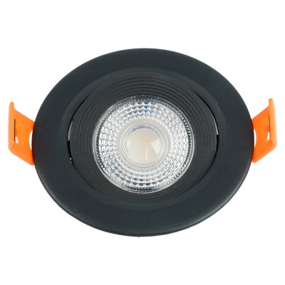 Светодиодный светильник Feron.ONE AL540 встраиваемый 5W 4000K черный "круг"