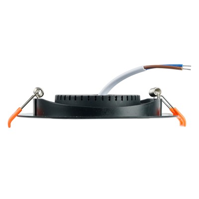 Светодиодный светильник Feron.ONE AL540 встраиваемый 12W 4000K черный "круг"