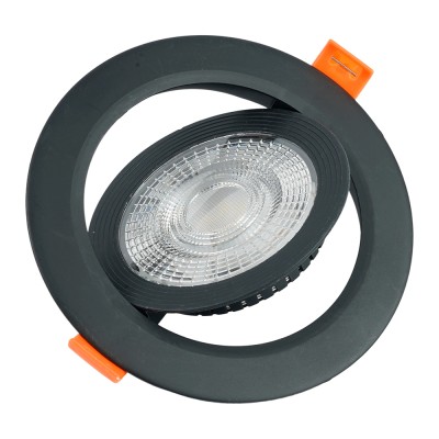 Светодиодный светильник Feron.ONE AL540 встраиваемый 12W 4000K черный "круг"