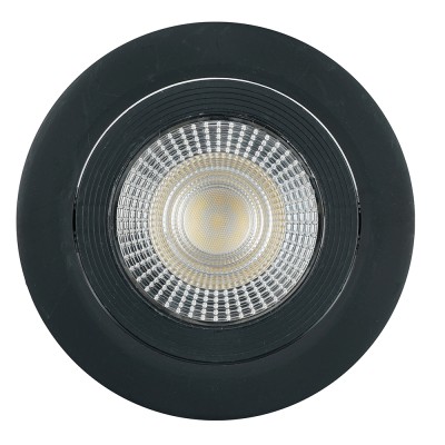 Светодиодный светильник Feron.ONE AL540 встраиваемый 12W 4000K черный "круг"