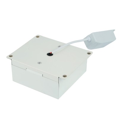 Светильник встраиваемый светодиодный, для торгового освещения (ДВО) FERON AL254, 12W 4000К (белый), 170-265V, 960Lm, IP20, угол рассеивания 110°, цвет белый, корпус сталь, рассеиватель пластик, 89*89*40 мм, монтажн.отв. 90*90 мм.