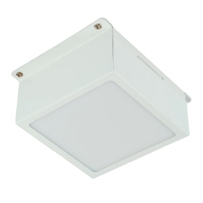 Светильник встраиваемый светодиодный, для торгового освещения (ДВО) FERON AL254, 12W 4000К (белый), 170-265V, 960Lm, IP20, угол рассеивания 110°, цвет белый, корпус сталь, рассеиватель пластик, 89*89*40 мм, монтажн.отв. 90*90 мм.