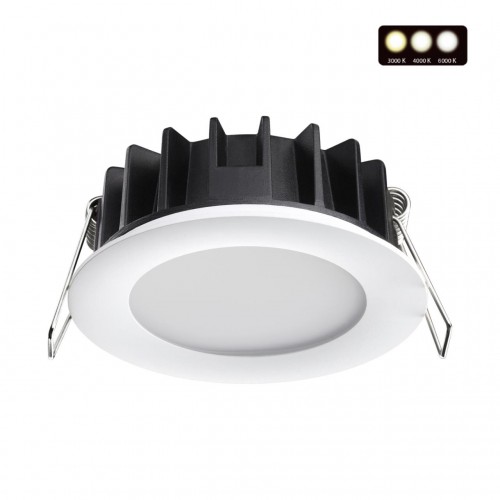 358949 SPOT NT22 230 белый Встраиваемый светодиодный светильник с переключателем цветовой температуры IP20 LED 3000К4000К6000К 10W 220V LANTE Novotech