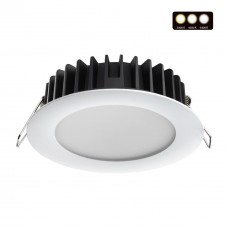 358952 SPOT NT22 230 белый Встраиваемый светодиодный светильник с переключателем цветовой температуры IP20 LED 3000К4000К6000К 15W 220V LANTE Novotech