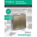 ATLASDESIGN 2-клавишный ВЫКЛЮЧАТЕЛЬ, сх.5, 10АХ, механизм, ШАМПАНЬ