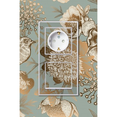 ATLASDESIGN ART 1-клавишный ВЫКЛЮЧАТЕЛЬ, сх.1, 10АХ, механизм, БЕЛЫЙ