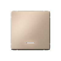 ARTGALLERY 1-клавишный ВЫКЛЮЧАТЕЛЬ с подсветкой, 10АХ, механизм, быстрозажим. клем., ПЕСОЧНЫЙ