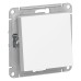 ATLASDESIGN AQUA 1-клавишный ПЕРЕКЛЮЧАТЕЛЬ, IP44, сх.6, 10АХ, механизм, БЕЛЫЙ