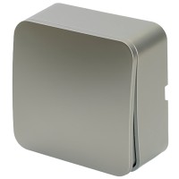 Выключатель открытой установки 1-клавишный, STEKKER, 250В, 10А, IP20, серия София, серебро, MSW10-10-03 49295 Выключатель открытой установки 1-клавишный, STEKKER, 250В, 10А, IP20, серия София, серебро, MSW10-10-03 49295