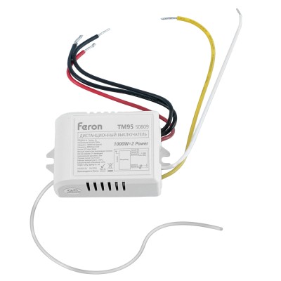 Выключатель дистанционный 230V 1000W 2-х канальный 30м с сенсорным пультом управления, TM95 Выключатель дистанционный 230V 1000W 2-х канальный 30м с сенсорным пультом управления, TM95
