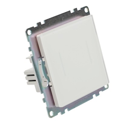 Выключатель 2-клавишный сенсорный (механизм) 250В, 5А, серия Катрин, белый 50275