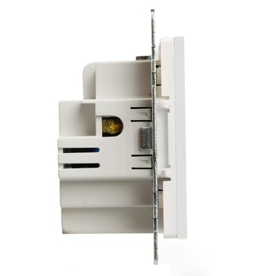 Выключатель 2-клавишный сенсорный (механизм) 250В, 5А, серия Катрин, белый 50275