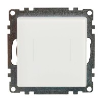 Выключатель 2-клавишный сенсорный (механизм) 250В, 5А, серия Катрин, белый 50275