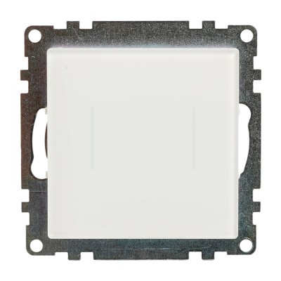 Выключатель 2-клавишный сенсорный (механизм) 250В, 5А, серия Катрин, белый 50275