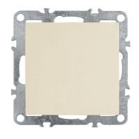 Выключатель 1-клавишный (механизм), STEKKER, PSW10-9103-02, 250В, 10А, серия Эрна, слоновая кость 39322