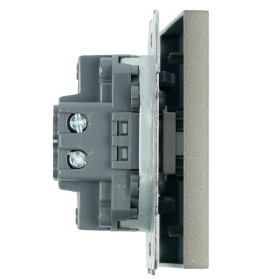 Переключатель перекрестный 1-клавишный (механизм), STEKKER, 250В, 10А, серия Эмили, RSW10-5110-09, антрацит, soft touch 49923