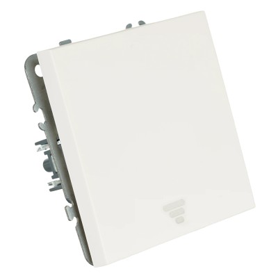 Выключатель 1-клавишный самовозвратный (механизм), STEKKER, 250В, 10А, серия Эмили, RSW10-5112-01, белый фарфор, soft touch 50324