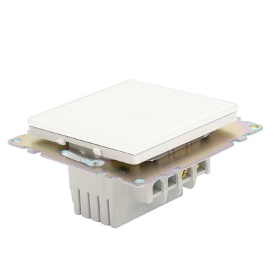 Выключатель 1-клавишный сенсорный (механизм) 250В, 2,5А, серия Катрин, белый 50274