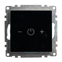 Выключатель диммирующий сенсорный (механизм) 250В, 150W, серия Катрин, черный 50277