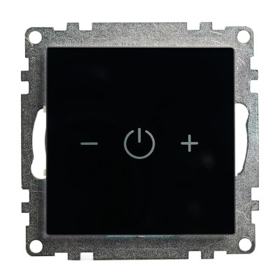 Выключатель диммирующий сенсорный (механизм) 250В, 150W, серия Катрин, черный 50277