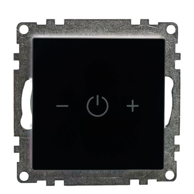 Выключатель диммирующий сенсорный (механизм) 250В, 150W, серия Катрин, черный 50277