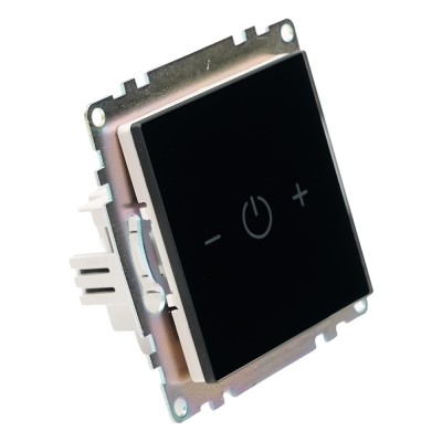 Выключатель диммирующий сенсорный (механизм) 250В, 150W, серия Катрин, черный 50277