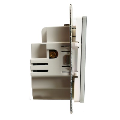 Выключатель 2-клавишный сенсорный (механизм) 250В, 5А, серия Катрин, черный 50273