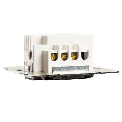 Выключатель 2-клавишный сенсорный (механизм) 250В, 5А, серия Катрин, черный 50273